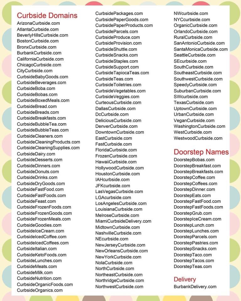MonkeyWebstore's tweet photo. 🔥HOT SALE!🔥This mama 🐵’s got bills to pay and slashed the prices 💸 of all her #domainnames!

Search #curbside or #doorstep here &amp; #deliver the goods! 

https://t.co/QDGwrJ4Ebj

#Godaddy #Afternic #delivery #deliveries #domainname #startup #domainforsale #entrepreneur #domain https://t.co/LzZ9dVLoie