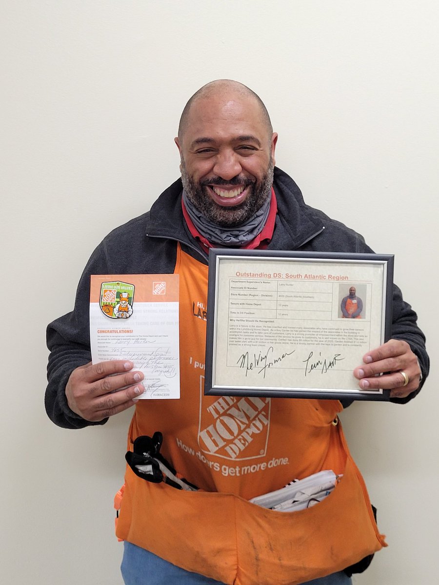 MarcusINOrange's tweet photo. Congrats to @LarryHu17237719 for being recognized as an Outstanding DS for the South Atlantic Region!  Thank you for EVERYTHING you have done &amp; will continue to do to keep THD 4655 striving to be great!  So proud of you!#d207pride @DaleanaO @willirp67 @forman_melvin @TerriDavisB https://t.co/S3eanwyNNd