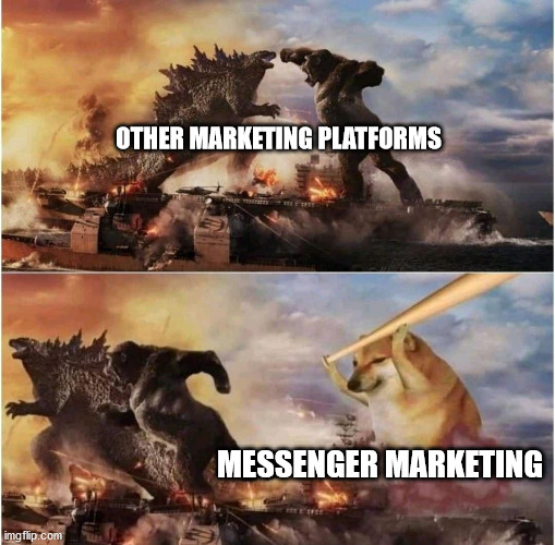 BottlChat's tweet photo. Indeed Messenger Marketing is Powerful.

#fun #meme #funny #bottlchat #Messengerbots #MessengerMarketing #Chatbot https://t.co/57IKbgtmCL