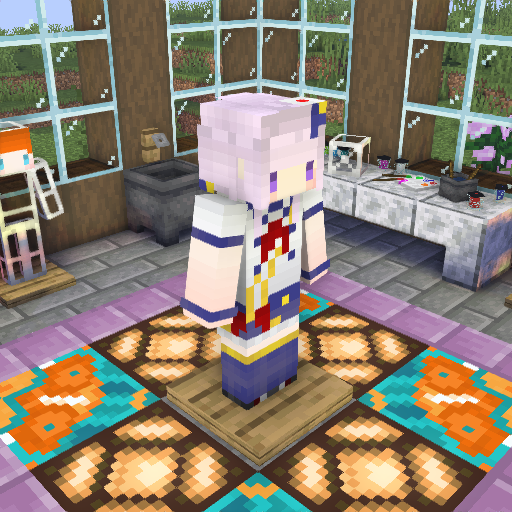 熔岩寒水 Lava Water V Twitter 第十二號minecraft Skin 二創作品 畫的是vtuber詠星悠宇奈 因為人設與人造衛星有關 所以喜歡天文的我也在推特發了與人造衛星之相關知識 這次也畫了她的skin 詠星天文館