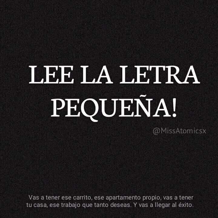 Lunita 🌙🌒 on X: Lee la letra pequeña 😍  / X