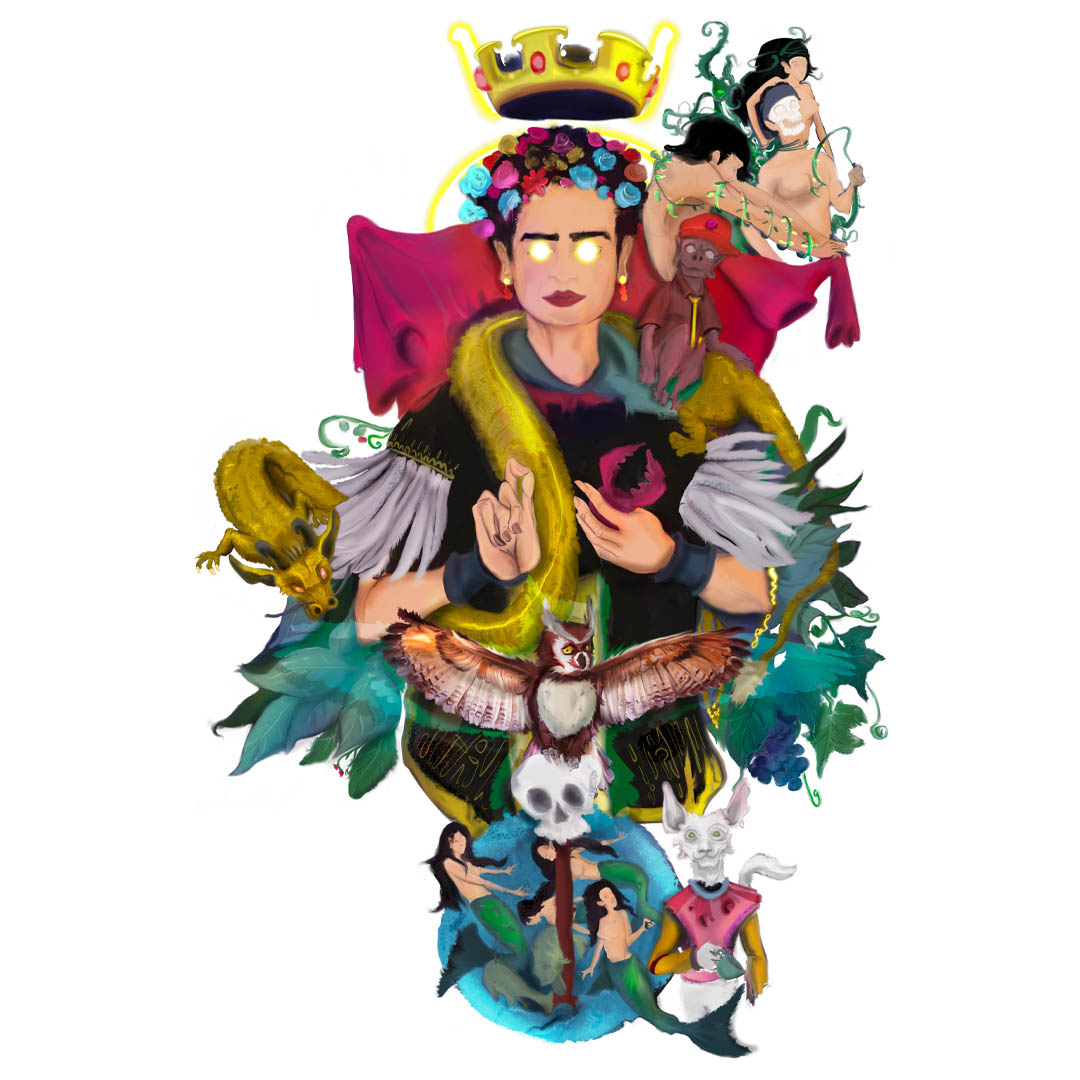 kukarmart's tweet photo. KuKarma Frida Kahlo Poster-
leader of the surrealism &amp; magic realism movement. A true nature lover, a symbol of feminism and a great artist who broke the conventions. 
KuKarma local talented artists are paying tribute to the once in a lifetime artist with this poster.
#art https://t.co/OJqCFw0xaL