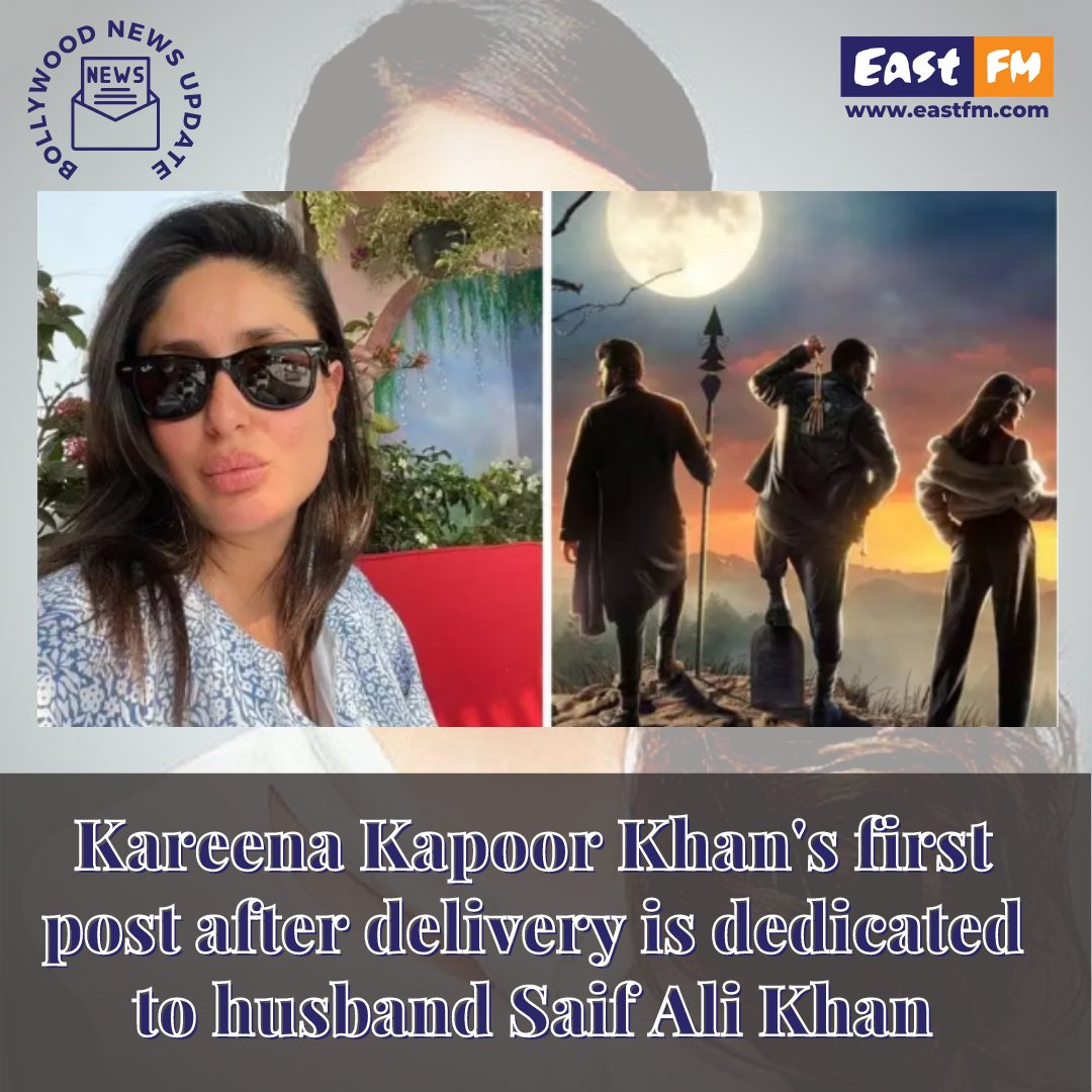 EastFMKenya's tweet photo. #KareenaKapoorKhan and #SaifAliKhan welcomed their second child on Sunday.
•
•
•
#ArjunKapoor #Bebo #BhootPolice #JacquelineFernandez #YamiGautam #NewNormalIsParanormal #12thStreetEntertainment #Bollywood #EastFm https://t.co/cam1LvcrQ3