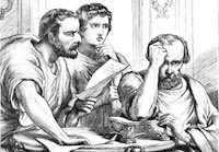 Cassius71715403's tweet photo. I am in deep need of help. Brutus and I have fled Rome, fearing for our lives.  Antony and Octavius have an army to stop us from causing an uprising. #spareourlives https://t.co/GeMaY4l71t