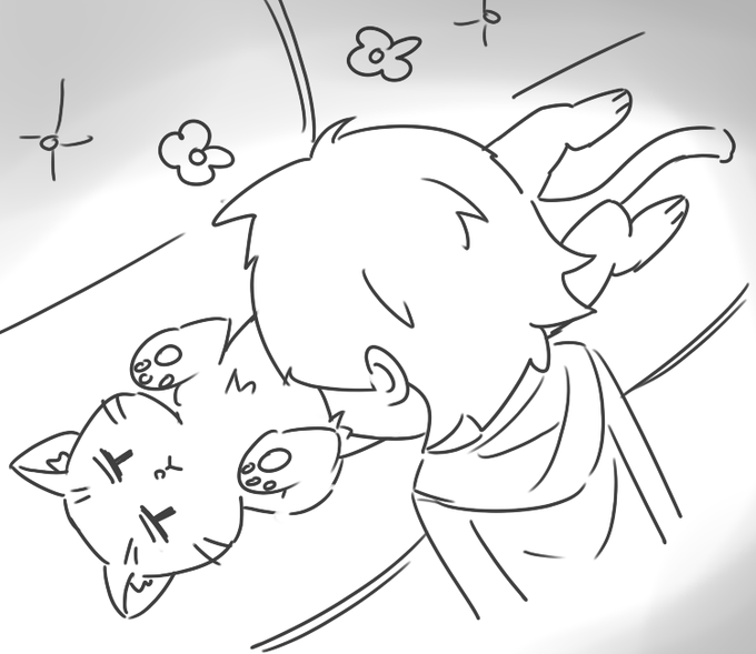 someone's asking me, what I'm usually doing in my free time
"burying my face in my cat's belly"
idk it just feels so relaxing 