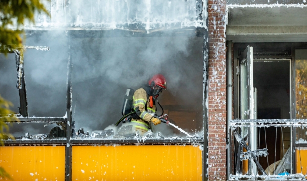 Korte maar ook heftige brand in woning Hilversum - ..