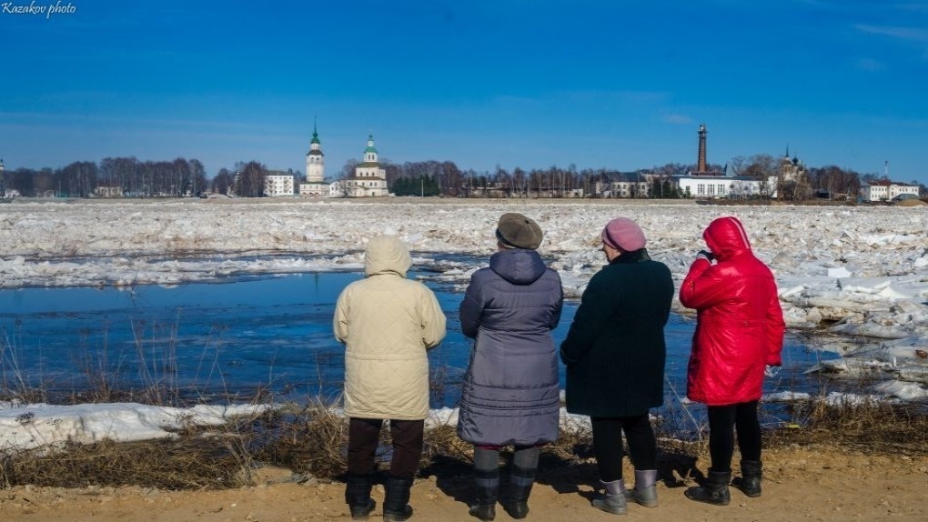 Уровень воды в сухоне сегодня