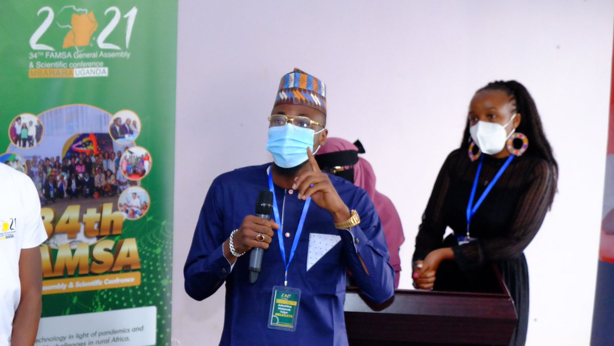 FAMSAGA2021's tweet photo. DAY 2 of the #34FAMSAGA at Mbarara University of Science and Technology (Kihumuro Campus/Main Campus)
It started with communication from representatives of Universities in different Medical Schools all over Africa.
#Tech4Health
#34FAMSAGA https://t.co/dUMBIR4DKu
