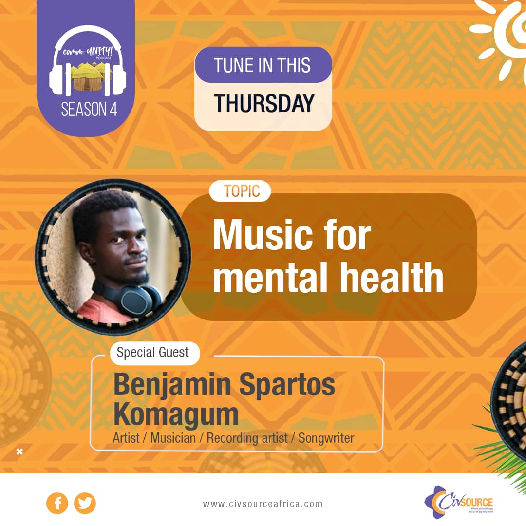 Always honoured to talk about #mentalhealth issues & #musictherapy. Thanks to Elizabeth & @civsourceafrica for making this happen. Here's an interesting podcast for you to listen to.
https://t.co/qdHqoFff0E
#musicformentalhealth #mentalhealth #musicheals https://t.co/xPakHQ29jx
