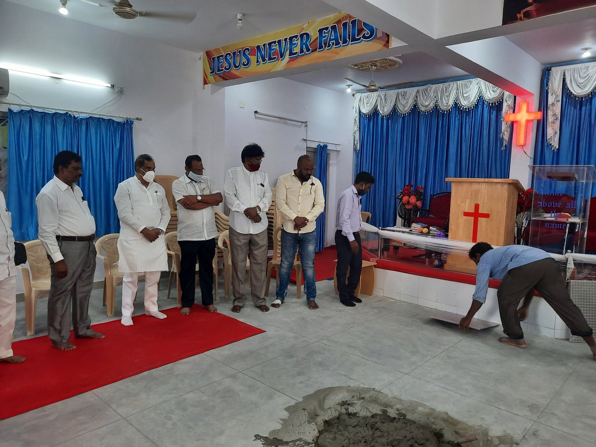 thekjgeorge's tweet photo. Inaugurated the renovation works of Glorious Prayer Hall Church, Rama Swamy Palya, in Sarvagna Nagara constituency this morning. The expenses will be borne from my personal funds as my service to the community.
@INCSarvagnaNagara @KPCC #CommunityService https://t.co/7nmnx8caHo