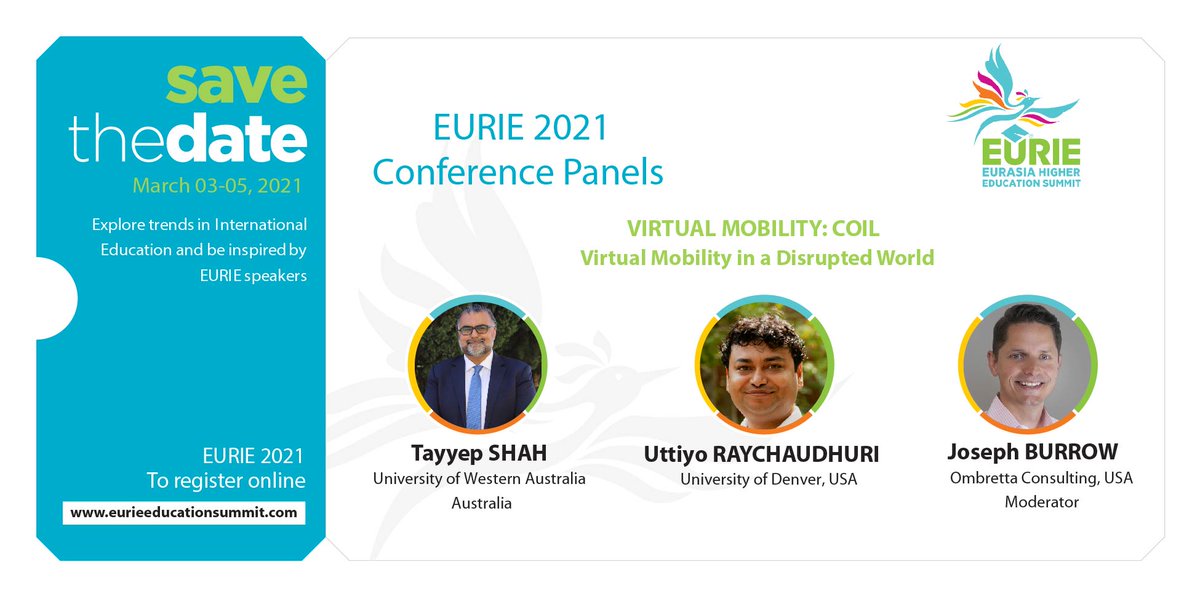 The future of COIL- Collaborative Online International Learning in a disrupted world

#internationalization #internationaleducation #highereducation #universities #EURIE2021 #JoinUsEURIE2021