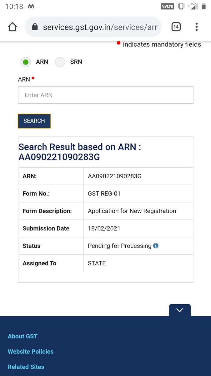 sngh_anand's tweet photo. Again pending for processing from last 9 days. Please @cbic_india it's urgent and its take time https://t.co/vx71r0EZvz