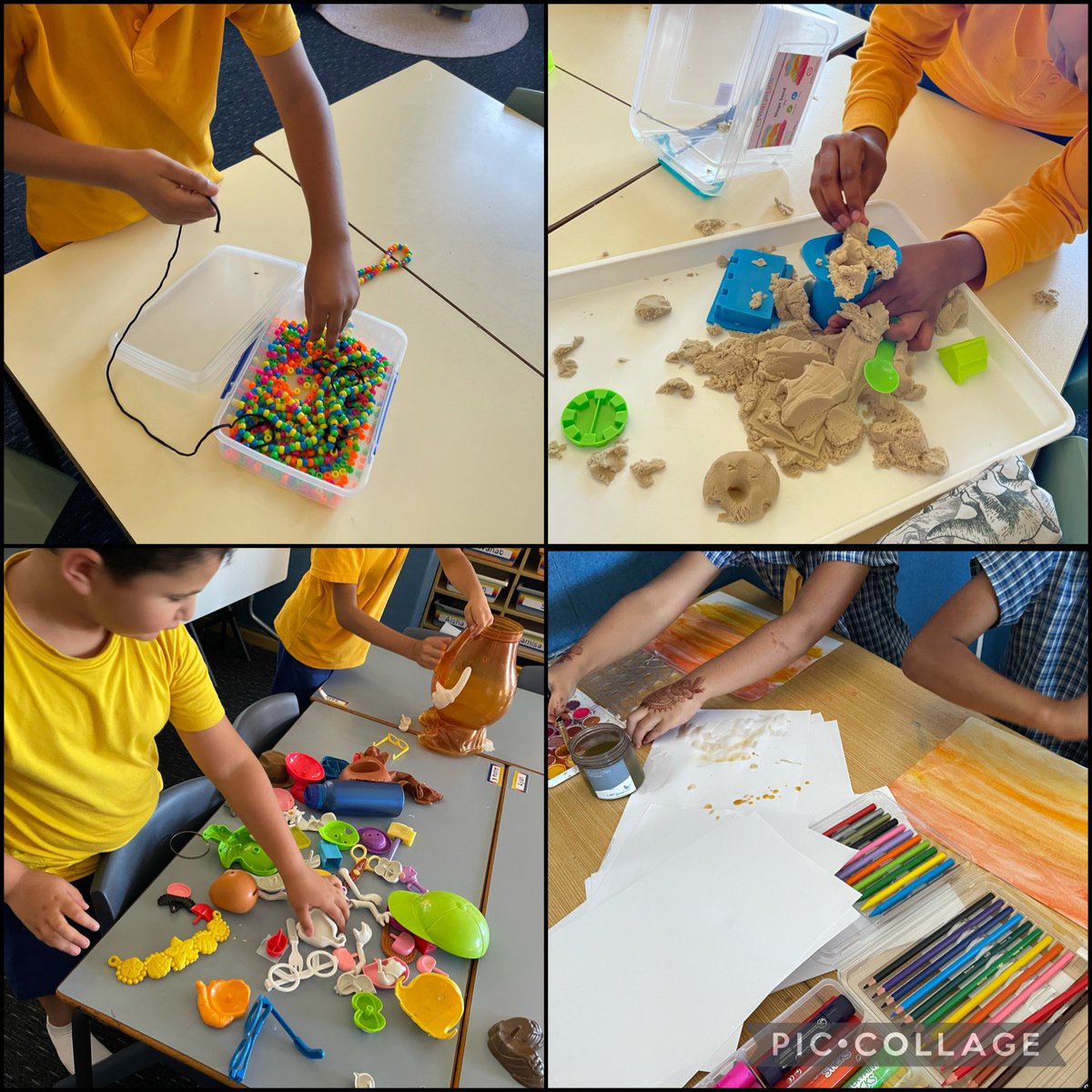LakembaPS's tweet photo. Students in 3E &amp; 3M had an exciting afternoon enjoying a range of sensory activities. https://t.co/jFYEzOQzyi