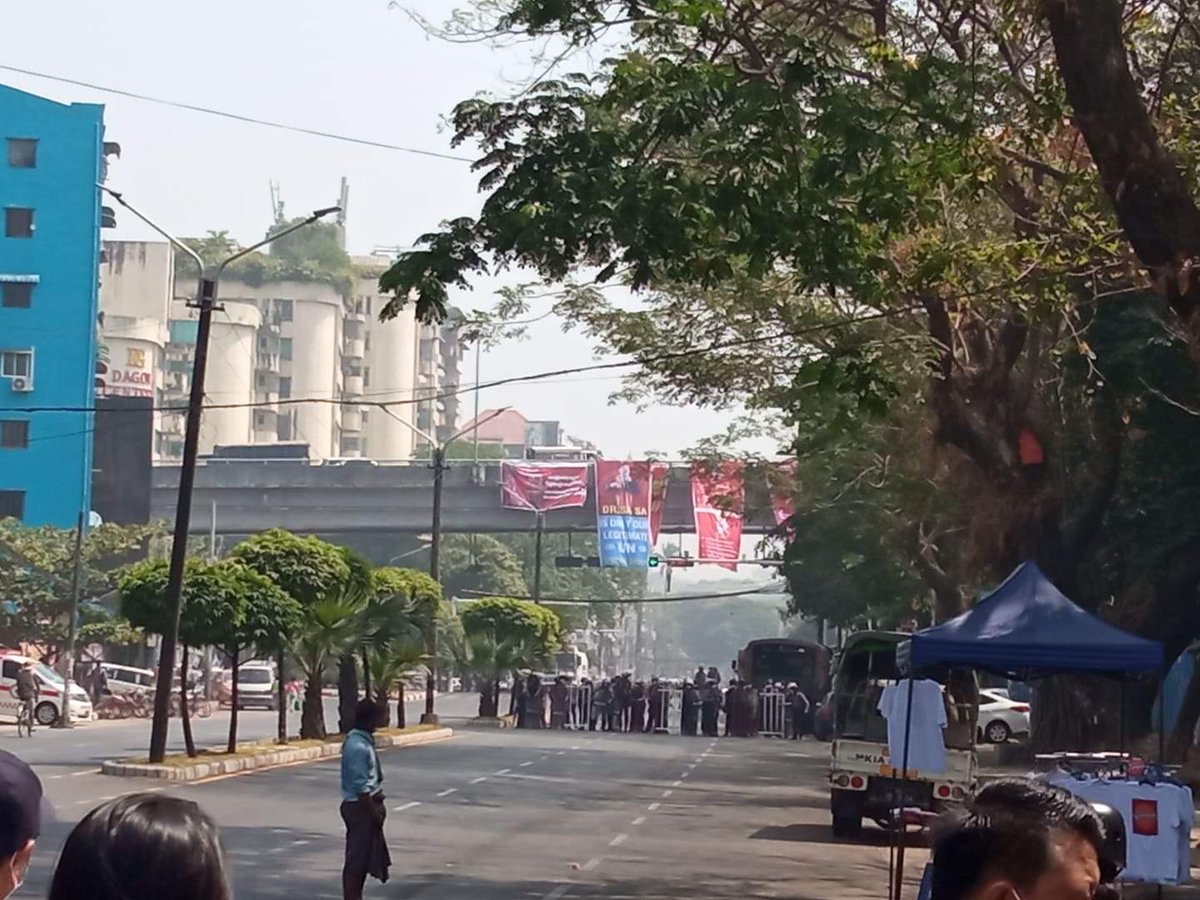 Police and Myanmar Military their main job are harassing innocents people. A young protestor who is peacefully protesting was arrested by Myanmar military coup and polices.
Please help us
<a href="/POTUS/">President Donald J. Trump</a>
<a href="/UN/">United Nations</a>
<a href="/BBCWorld/">BBC News (World)</a>
JUNTA BRUTALITY
#WhatsHappeningInMyanmar
#Feb26Coup