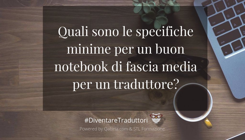 Un conto è scegliere un computer portatile o quanto meno trasportabile da usare quando si è lontani dalla propria postazione abituale, un altro sceglierne uno per l'uso abituale in ufficio o nel proprio studio... rplg.co/f604f5b0

#DiventareTraduttori