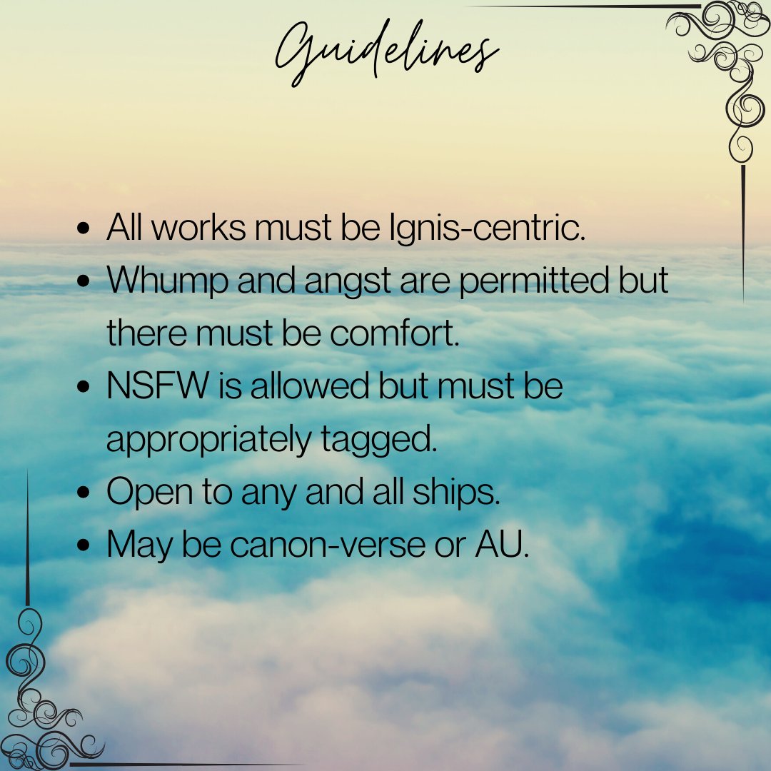 HugIgnisWeek's tweet image. Hug Ignis Week is back for 2021! 
Taking place from April 12 to April 19.
Prompts and guidelines below.