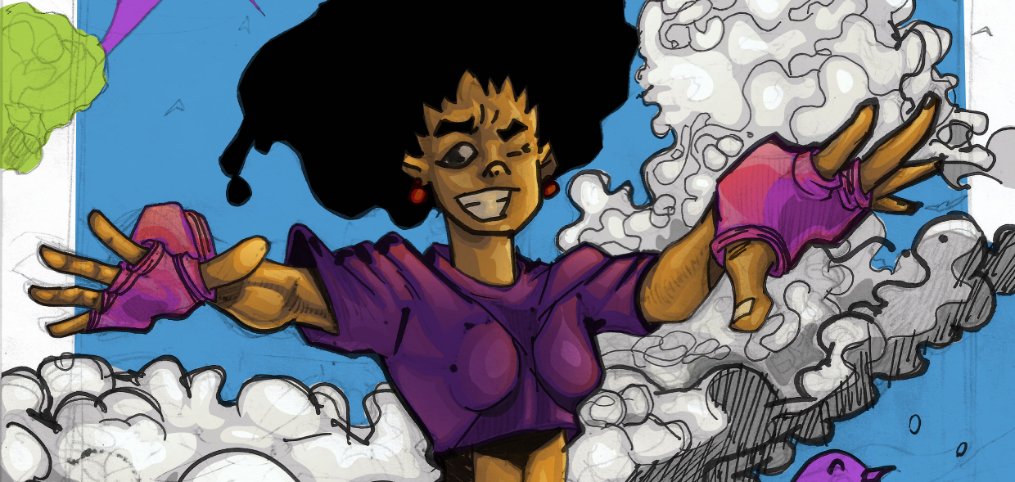 MwelxTax's tweet photo. WIP shot of @I_am_quintessa of #TheFifthElementComic my #ClimateChange awareness #superhero #comicbooks My version of #ClimateAction involves educating the young and old alike through comics.
@ForesightComics https://t.co/9U99AfVj0B