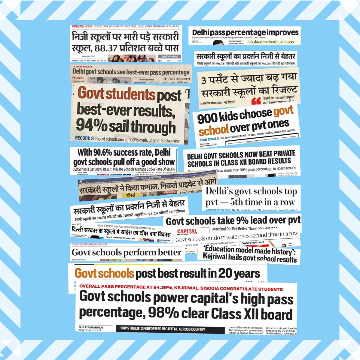 dilli_shiksha's tweet photo. 2016 से अबतक 12वीं का रिज़ल्ट,
हर साल नया रिकॉर्ड
#education #delhishiksha #delhigovtschools #delhigovt #brightstudents #teachers #result #educationmatters #EducationForAll #educationalmagazine #comingsoon https://t.co/wu41vkTmxI