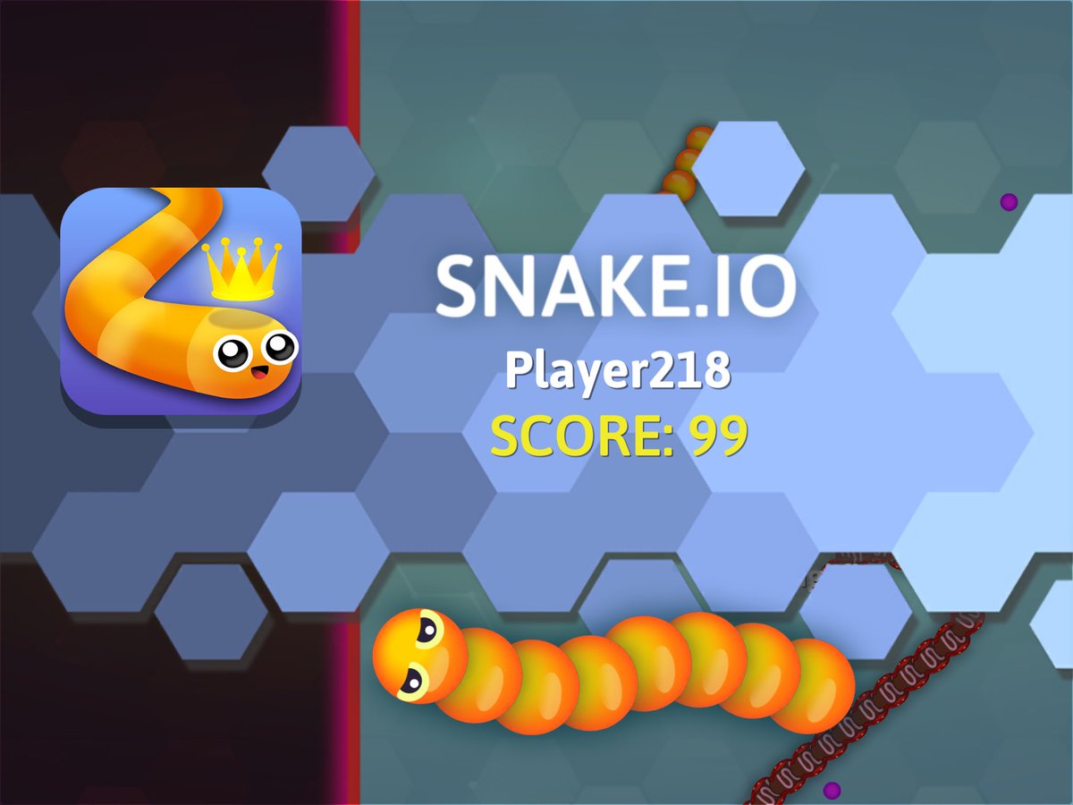 My score on #snakeio: SCORE: 99
