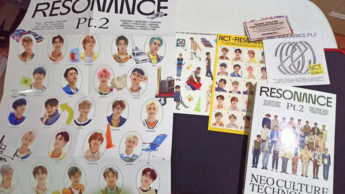 15zkart's tweet photo. thank you @wemeanitph for the smooth transaction!! i received the album last last day and thank you also for the cute freebies <3 #WMIFeedbacks https://t.co/RZjXoJGk1y