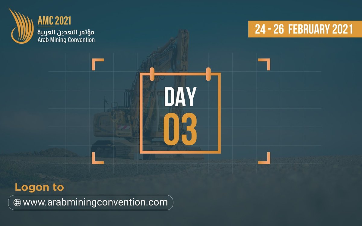 arabminingcon's tweet image. Join us for the final day of #AMC2021 and connect with 40+ global companies showcasing their latest technologies, services and solutions through a trailblazing virtual exhibiting platform.

Register for your free access pass at: arabminingconvention.vfairs.com

#mining #amc2021