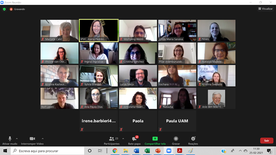 Together again but unfortunately online one more time. RURASL transnational project meeting is currently taking place led by the Autonomous University of Madrid.