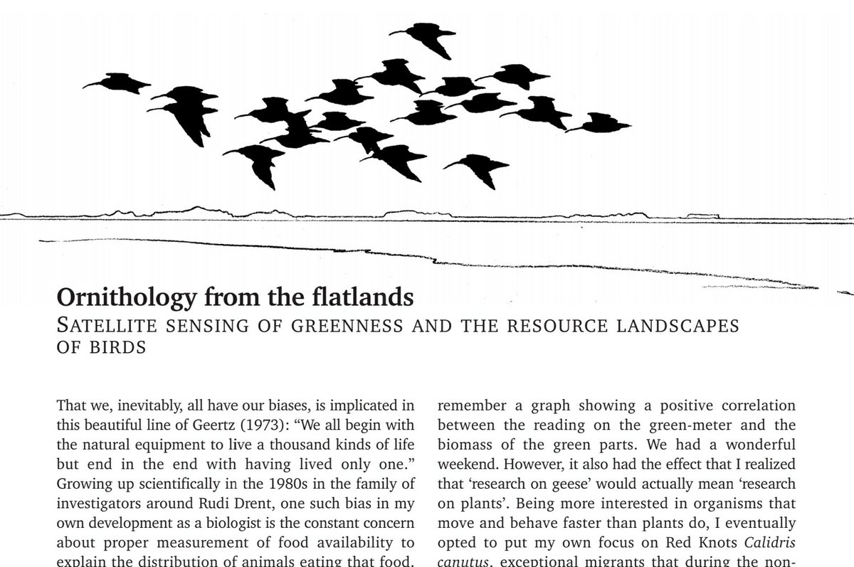 A shout out to T. Piersma <a href="/GlobalFlyway/">Global Flyway Network</a> from <a href="/univgroningen/">University of Groningen</a> for knitting together this essay in <a href="/ARDEA_journal/">ARDEA_journal</a> about #NDVI and it's use as a proxy for food in #ornithology. A good and easy read for everyone using or planing to use NDVI as a proxy: doi.org/10.5253/arde.v…