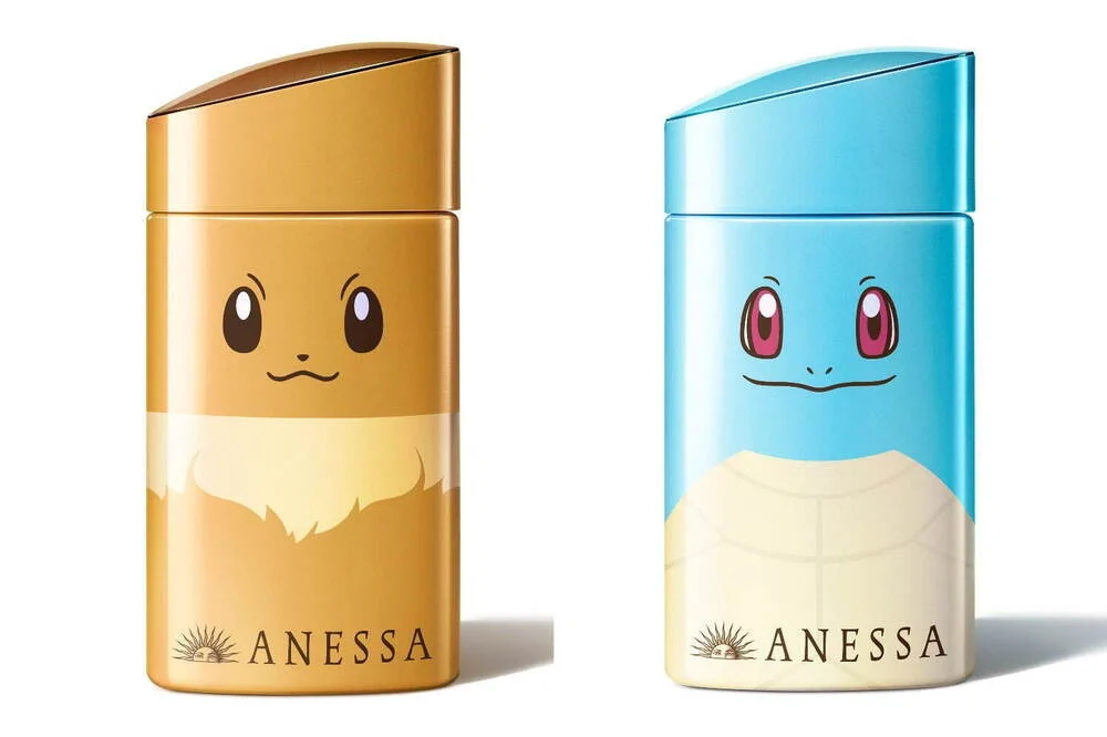 アネッサの日焼け止めがポケモンとコラボレーション！ピカチュウ・イーブイ・ゼニガメが可愛すぎる！！