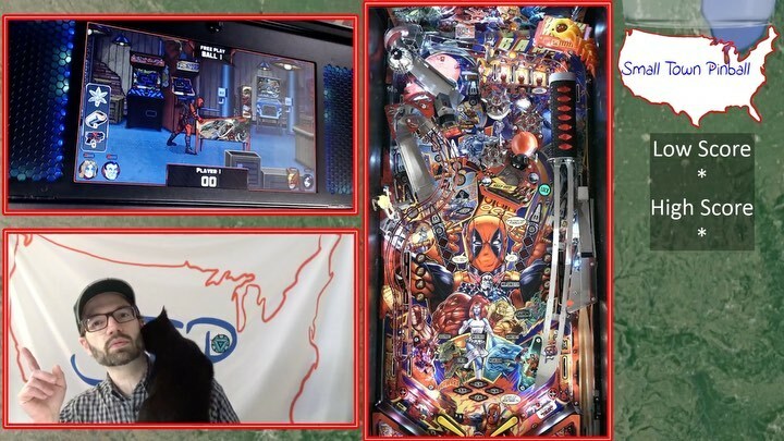 STPinball's tweet photo. I heard we were sharing trick shots... #trickshots #pinball #catsofinstagram #catsonpins #sternpinball #deadpool https://t.co/1I9Cp1FlBk https://t.co/agMhhE0u2A