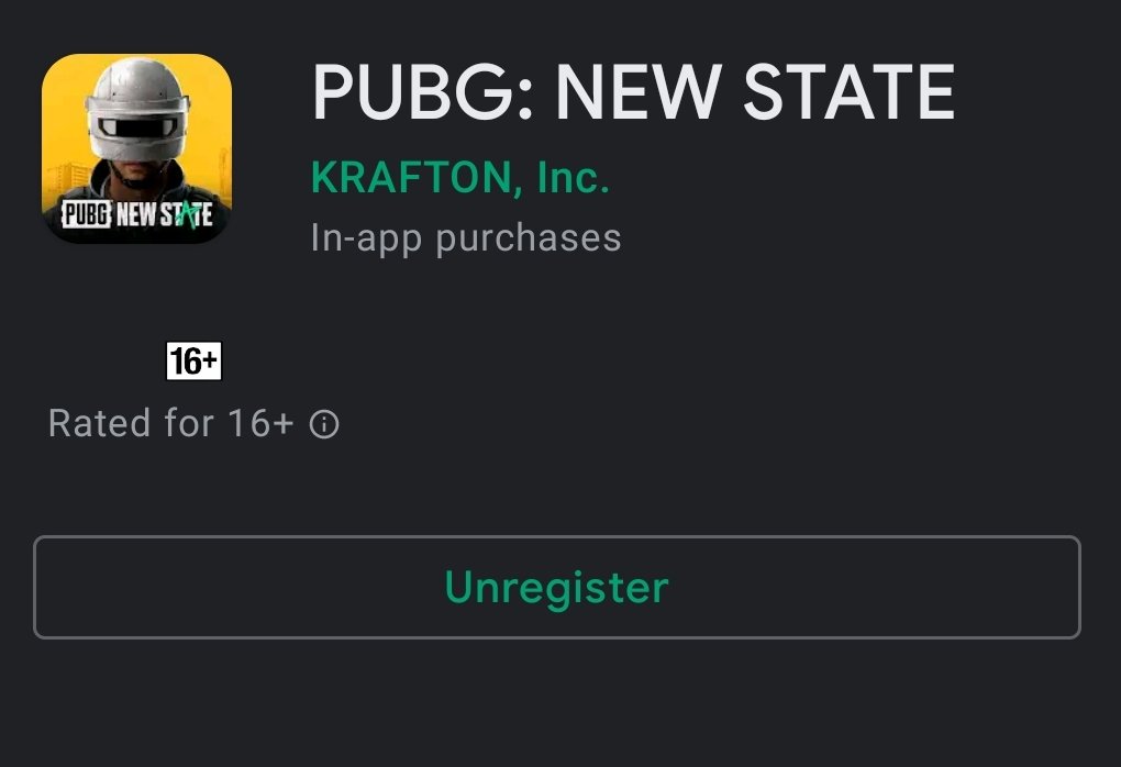 TechieDomputer's tweet image. Coming Soon...
Pre-registration for Android Started.
#PUBGNewState