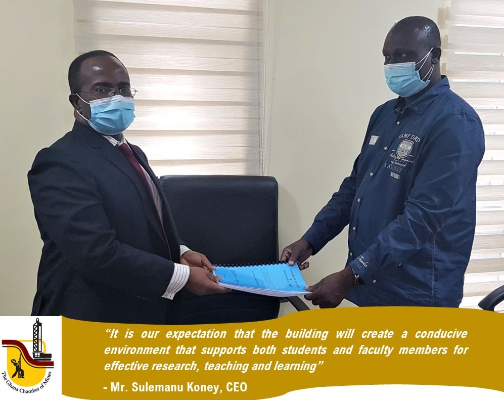 GChamberofMines's tweet image. The Tertiary Education Fund of the Ghana Chamber of Mines has commenced processes to construct a new lecture hall for the School of Mining &amp;amp; Minerals Engineering @UMaT. The edifice, which is expected to be completed in two years, will cost US$ 1.2 million. #MiningforDevelopment