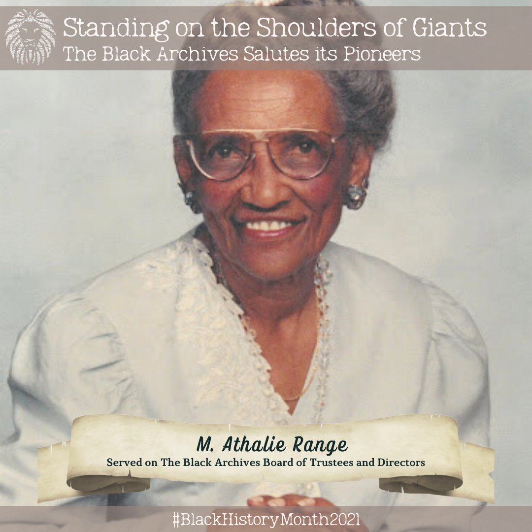 Celebrating Black Archives Pioneers🖤
#BHM2021 #BlackHistoryIsAmericanHistory #BlackArchives365 #BlackHistory365