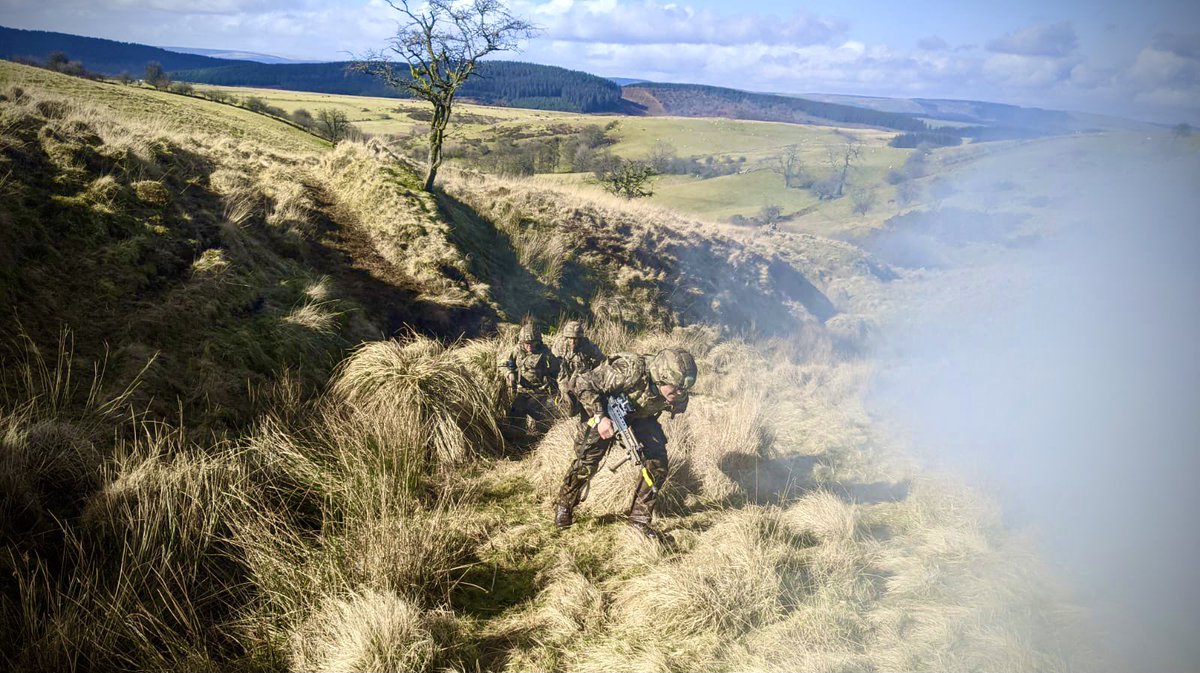 157_Welsh_Regt's tweet photo. With the ALDP course coming to an end, troops carry out final attacks in the testing phase. A challenging course that has seen soldiers giving 💯percent. 💪🏻🏴󠁧󠁢󠁷󠁬󠁳󠁿 @CO151Regt @156RLCNW @UKArmyLogistics @RFCAforWales https://t.co/Db5QGXt1gZ