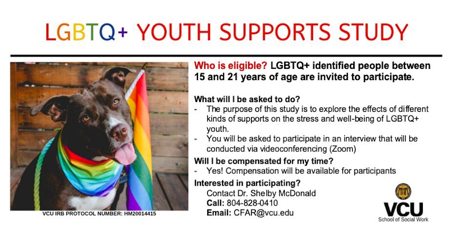 RISE_HAI_CO's tweet photo. LGBTQ+ folx ages 15-21: We are still recruiting for our study on LGBTQ+ youth supports and wellbeing. Richmond/VA people, RTs appreciated ! 🏳️‍⚧️ 🏳️‍🌈  @ILoveGayRVA @RVAdirt @rvanews @DiversityRVA @VCUresearch @VCUPsychology  @VCUSocialWork @VCUOMSA  #rva #LGBTQ #LGBTQIA #virginia https://t.co/fRInHpvsjJ