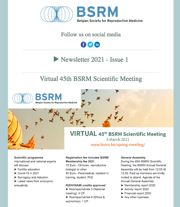 BsrmBelgium's tweet photo. New #BsrmBelgium newsletter just released!
https://t.co/GX87OVrEOU https://t.co/mcILzVekxS