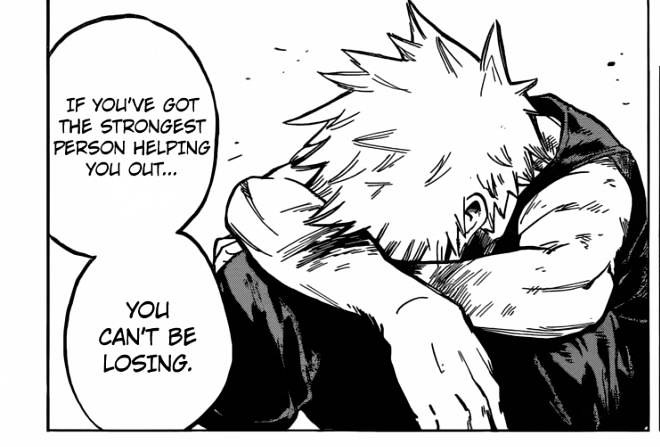 bakugo watches deku's development closely not just as a rival but also because he cares and worries for him 