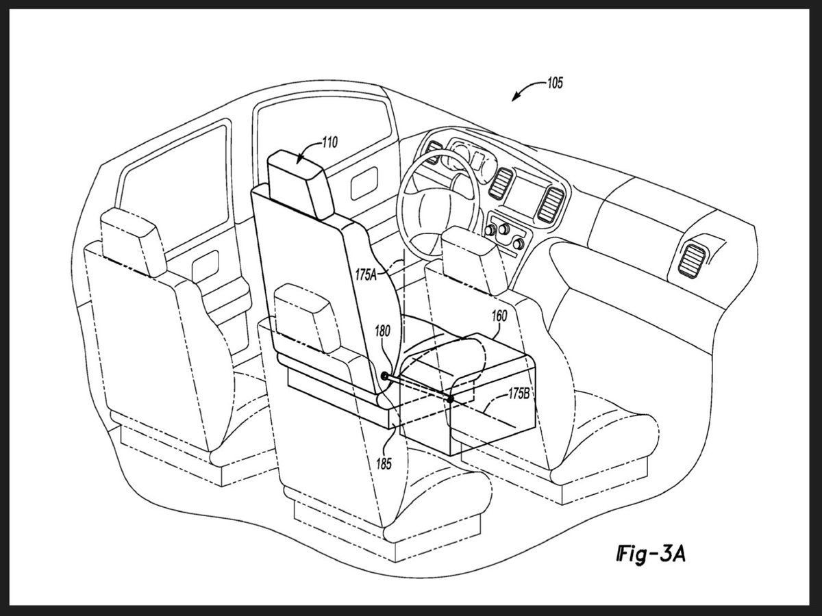 voltalawgroup's tweet photo. How long will it be before self-driving automobiles are commonplace? Anticipating the future, Ford Global Technologies' inventors Mark A. Cuddihy, Manoharprasad K. Rao and Jialiang Le have received a 2016 #patent  for reconfigurable seats for autonomous vehicles. #innovation https://t.co/aidj6pGL3j