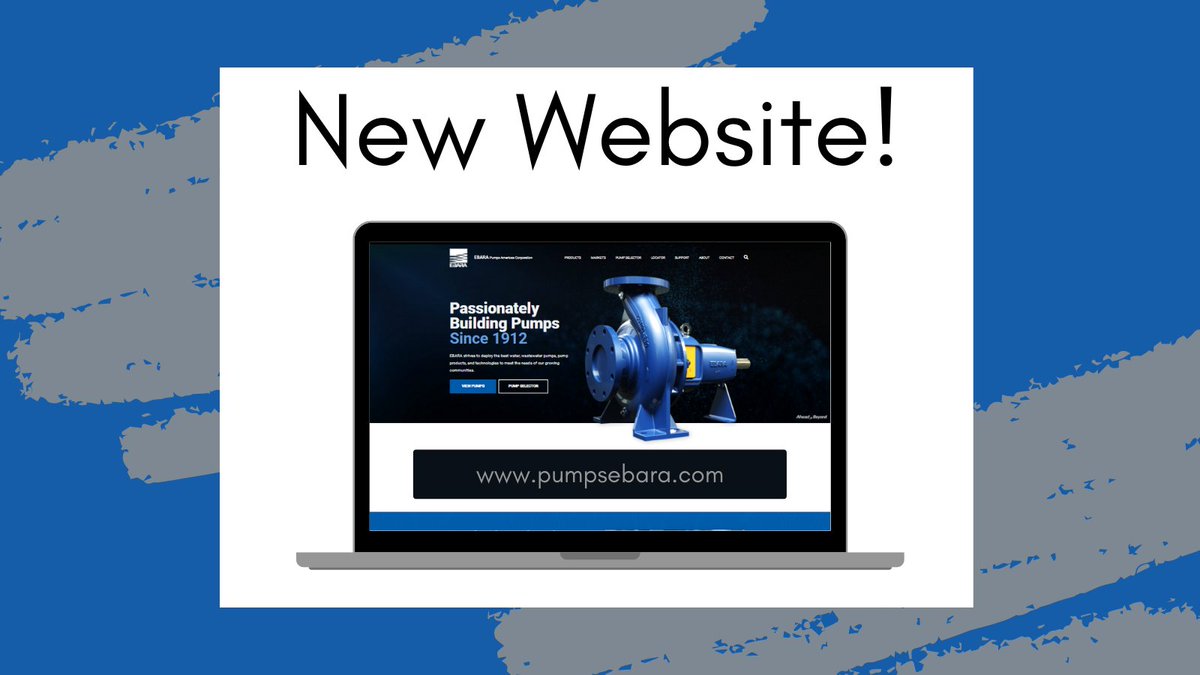 pumpsebara's tweet photo. EBARA Pumps Americas Corporation is excited to announce the launch of their new website! Click here to check it out: https://t.co/wb60tbqqES #newwebsite #websitelaunch #website #pumpsebara #ebara https://t.co/SotD5D0Cna