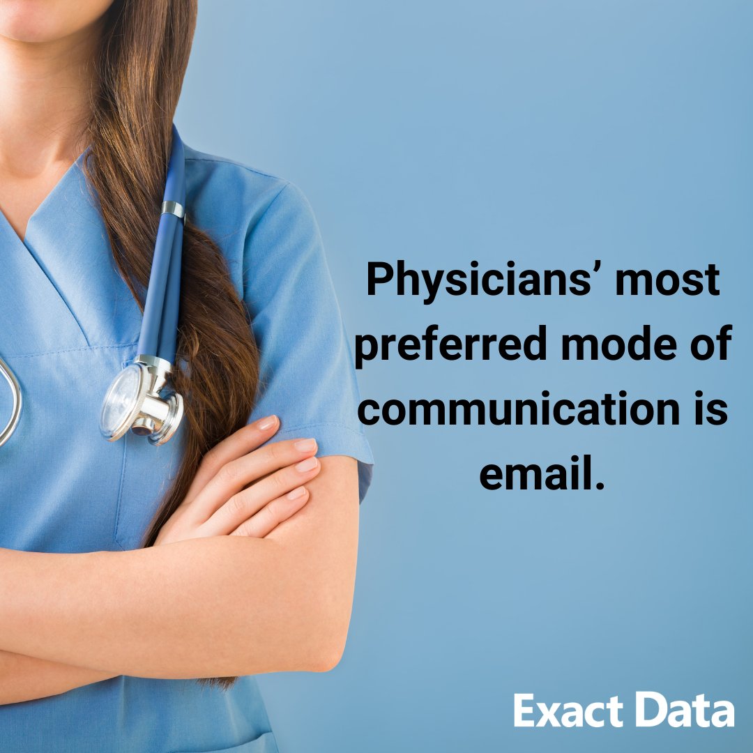 ExactData's tweet image. Whether you are marketing products &amp;amp; services, recruiting physicians for employment, and more, our database of doctor email &amp;amp; mailing lists is your link to all types of #physicians &amp;amp; healthcare organizations. #ExactData #LeadersInTargetedLeads #FactFriday ow.ly/emxy50Dq6LC