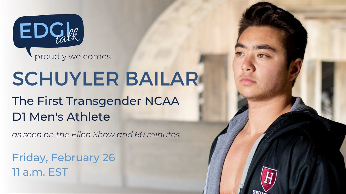 cbulik's tweet image. Reminding us all that eating disorders are not monolithic, join me today for an EDGITalk at 11 EST with Schuyler Bailar @sb_pinkmantaray on competitive swimming, his transition, &amp;amp; #eatingdisorder recovery facebook.com/events/1625977… #NEDAwarenessِWeek @EDCoalition @aedweb @iaedp