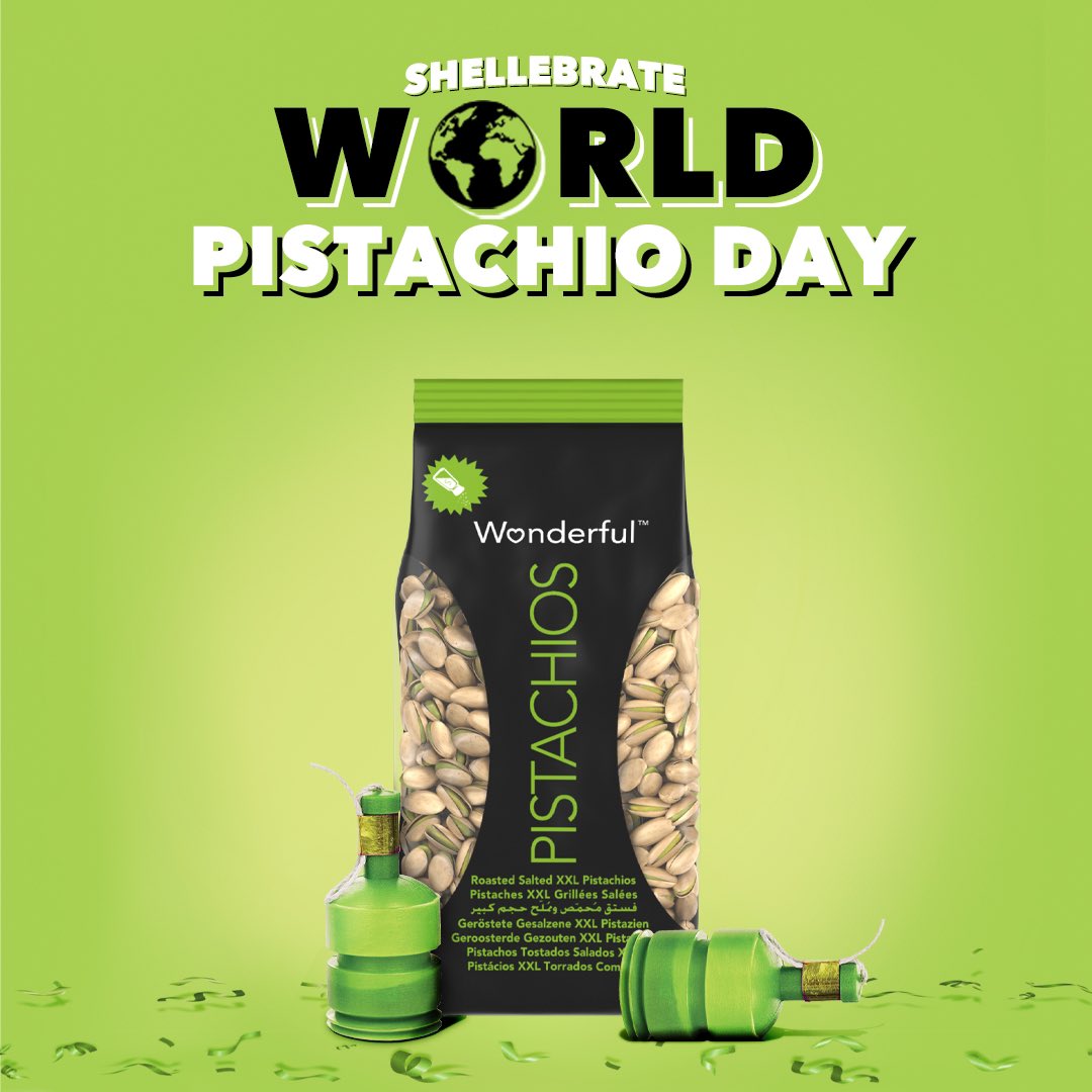 Shellebrate World Pistachio Day with delicious, crunchy Wonderful Pistachios!

Whether you're looking for shells, no shells, or all kinds of tasty flavors, we've got the plant-based protein to keep you snacking all day long.

#worldpistachioday