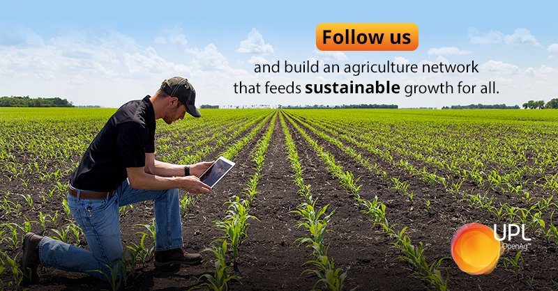 UPLLtd's tweet photo. Follow us to learn more about how we can work together to create a sustainable agriculture network leveraging innovation and technology. #OpenAg