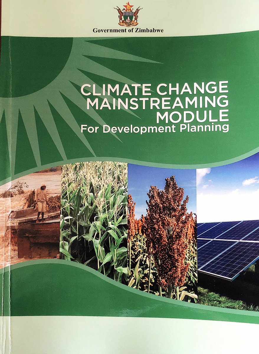 Emifadzy's tweet image. After being launched today the module will be used to enhance capacity to mainstream climate change in development planning. @kudzai_ndidzano @tatenda__mutasa @LMashungu @ClimateZimDept
