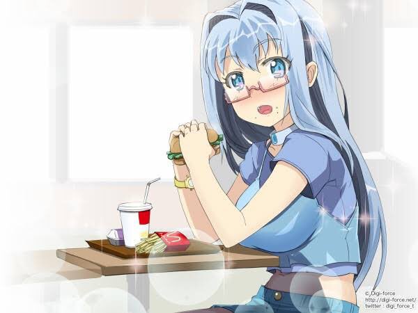 ケーキをホールで食べる女のtwitterイラスト検索結果