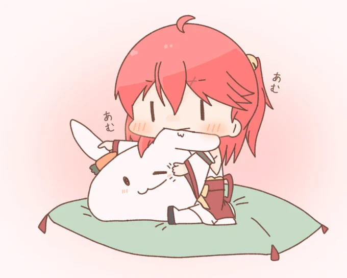 #miko_Art
お食事中 