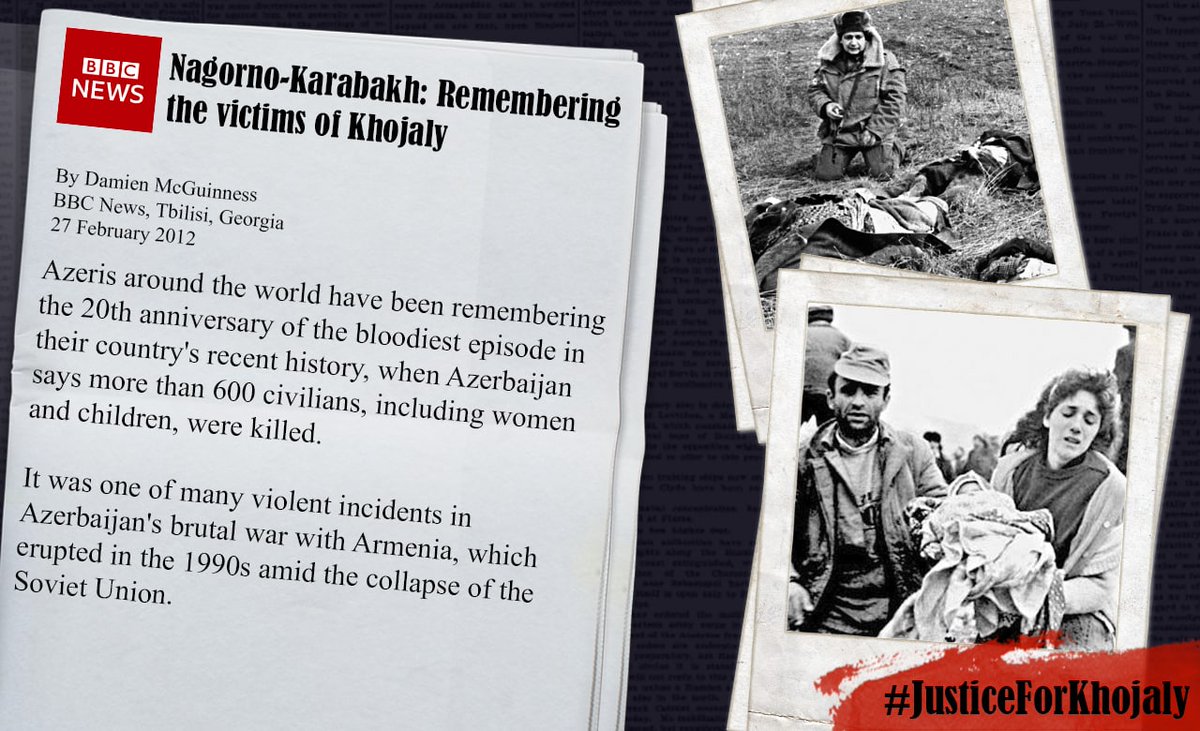 It was one of the most serious crimes not only against the people of Azerbaijan, but humanity as a whole. #HocalıKatliamı #JusticeForKhojaly