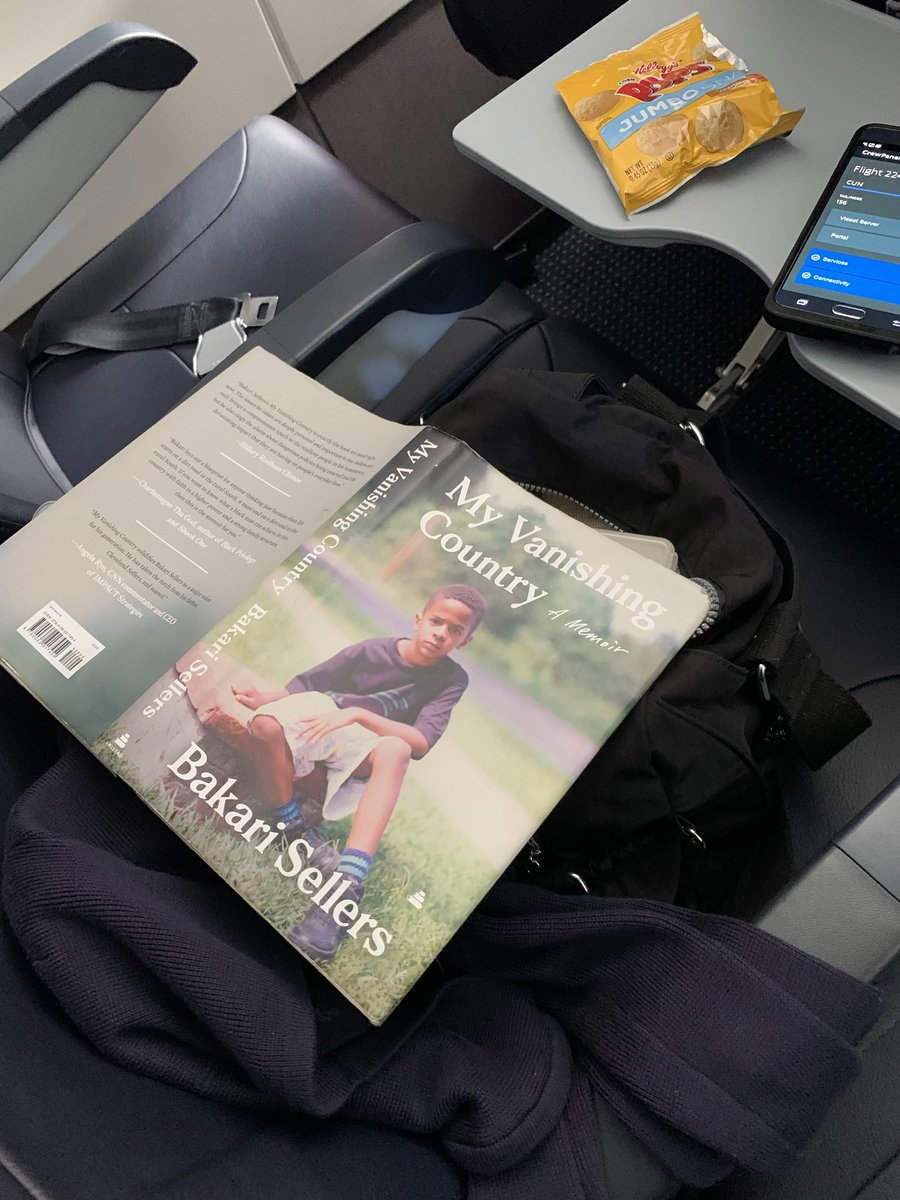 prettiwings's tweet photo. @Bakari_Sellers earlier this week my coworker was reading your book on a flight to Cancun. She said her mother gave it to her before she died last year. She was reading it slow because she didn’t want it to end. It truly made my day. Hope it makes yours. https://t.co/7Rp5KHYYuV