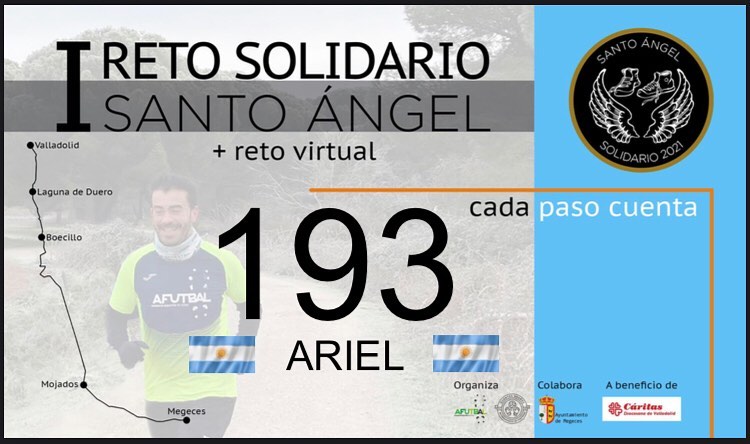 santo_angelsol's tweet photo. Os mandamos un ejemplo de lo bonitos que son los dorsales que repetimos para todos aquellos que vayan a realizar el reto, nos da igual la distancia que hagáis, nos da igual como lo hagáis, si es practicar deporte y mover el culo del sofá, por una buena causa.  #cadagestocuenta https://t.co/2SRZGGwrn2