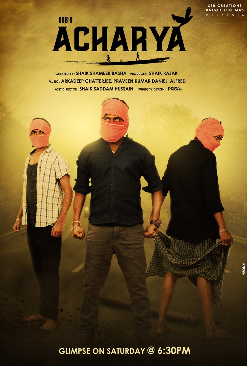 UniqueCinemas's tweet image. Meet HIGHWAY ROBBERS of ACHARYA 
"NO REGRET, NO MERCY" 

#ELEMENTFIRE 

#GLIMPSE ON SATURDAY @ 6:30PM 

STAY TUNED @UniqueCinemas
@SSBCreations
@TeamPngBro @Shiva4Ntr