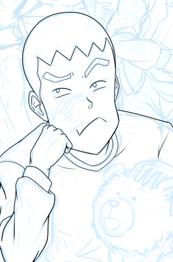 また気が散って関係ない絵を進めてしまう しかも若い子絶対わからない奴 君がー 君 間宮みゃんまーの漫画